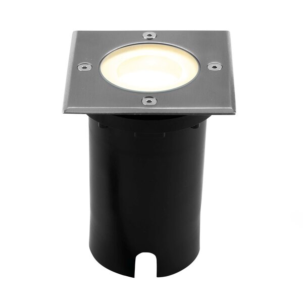 Ledvion LED Bodeneinbaustrahler Quadrat - IP67 - 3W - 2700K - 1m Kabel
