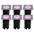 6x Smart LED Bodeneinbaustrahler Quadrat - IP67 - 4,9W - RGB+CCT - 1m Kabel