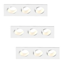 Dimmbarer LED Einbaustrahler Dreifach - 5W - 2700K - 215mm - 3 Pack