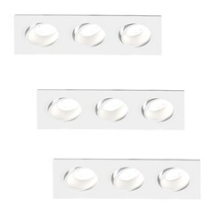 Dimmbarer LED Einbaustrahler Dreifach - 5W - 4000K - 215mm - 3 Pack