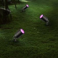 Smart LED Gartenstrahler - IP65 - 5W - RGBWW - 2M Kabel - Schwarz Ledvion Smart LED Gartenstrahler - IP65 - 5W - RGBWW - 2M Kabel - Schwarz