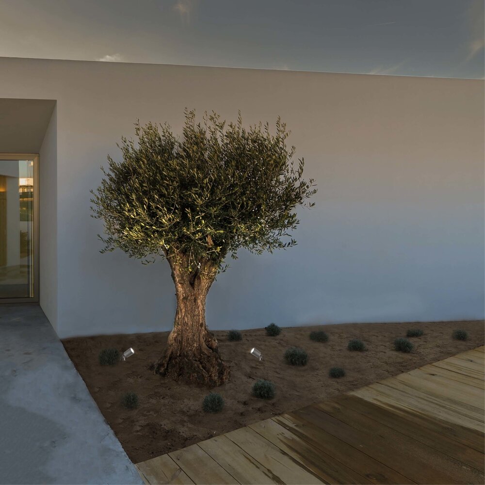 Ledvion LED Gartenstrahler - IP65 - 3W - 6500K - 2M Kabel - Anthrazit