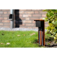Niko Aussensteckdose Garten - Braun - 1 Steckdose – 2 Kabelverschraubungen – IP55 - 65cm Niko Niko Aussensteckdose Garten - Braun - 1 Steckdose – 2 Kabelverschraubungen – IP55 - 65cm