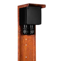 Niko Aussensteckdose Garten - Braun - 1 Steckdose – 2 Kabelverschraubungen – IP55 - 65cm Niko Niko Aussensteckdose Garten - Braun - 1 Steckdose – 2 Kabelverschraubungen – IP55 - 65cm