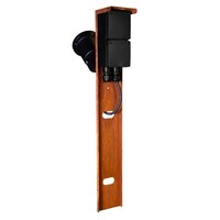 Niko Aussensteckdose Garten mit Gartenstrahler - Braun - 2 Steckdosen – 2 Kabelverschraubungen – IP55 - 65cm Niko Niko Aussensteckdose Garten mit Gartenstrahler - Braun - 2 Steckdosen – 2 Kabelverschraubungen – IP55 - 65cm