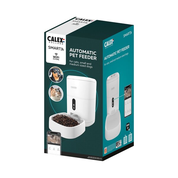 Calex Calex Smart Pet Futterautomat mit HD Kamera - 5 Jahre Garantie