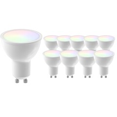 Smart Lampe RGB + CCT - GU10 - 5W - 10 Pack