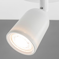 Beleuchtungonline LED Deckenstrahler Locaste Duo - Neigbar - GU10-Fassung - Weiss