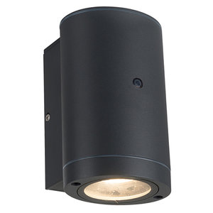 Beleuchtungonline LED Wandleuchte Avalon mit Sensor - Anthrazit - GU10 Fassung LED Wandleuchte Avalon mit Sensor - Anthrazit - GU10 Fassung