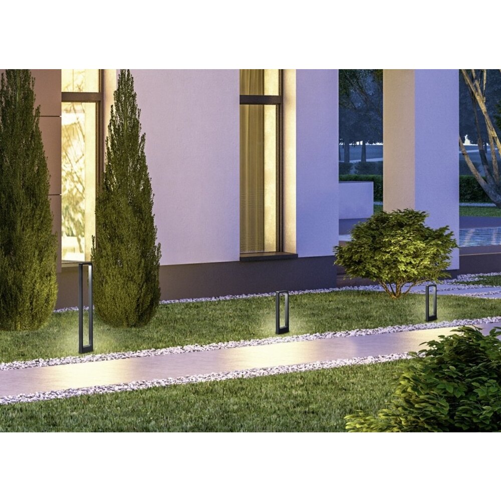 Trio Leuchten LED Außenlampe Stehend - 50 cm - 3000K - 4,5W - IP54 - Reno - Anthrazit