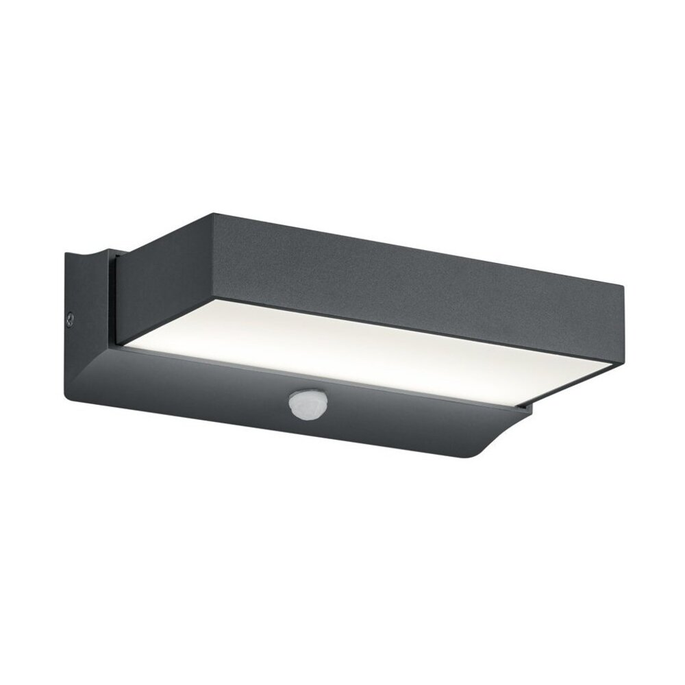 Trio Leuchten LED Wandleuchte Außen mit Sensor - Beidseitig - 3000K - 11W - IP54 - Cuando - Anthrazit