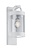 LED Wandleuchte Außen mit Dämmerungssensor - E27 Fassung - IP44 - Sambesi - Weiß