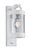 LED Wandleuchte Außen mit Bewegungssensor - E27 Fassung - IP44 - Sambesi - Weiß