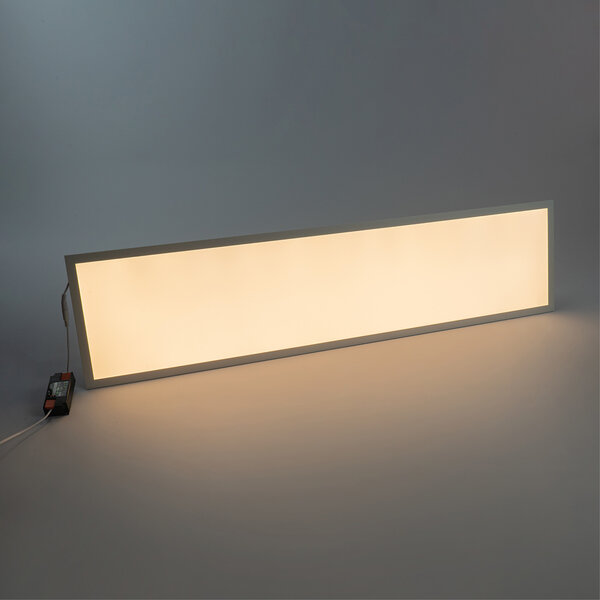 Beleuchtungonline LED Panel 120x30 - UGR <19 - 36W - 3000K - 110 lm/W - 5 Jahre Garantie