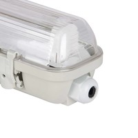 LED Feuchtraumleuchte 150CM - 15W - 2400 Lumen - 160Lm/W - 6500K - IP65 - Inkl. LED Röhre Ledvion LED Feuchtraumleuchte 150CM - 15W - 2400 Lumen - 160Lm/W - 6500K - IP65 - Inkl. LED Röhre