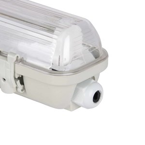 Ledvion LED Feuchtraumleuchte 150CM - 15W - 2400 Lumen - 160Lm/W - 6500K - IP65 - Inkl. LED Röhre LED Feuchtraumleuchte 150CM - 15W - 2400 Lumen - 160Lm/W - 6500K - IP65 - Inkl. LED Röhre