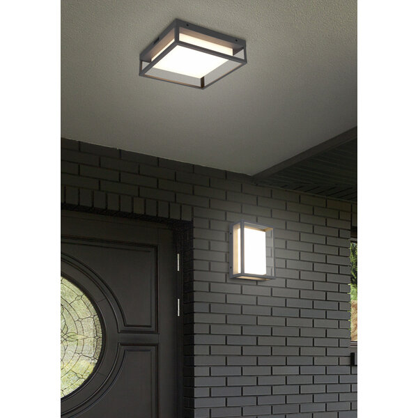 Trio Leuchten LED Deckenleuchte - 2300/3000/4000K - 14W - 1550 Lumen - IP54 - Witham - Anthrazit