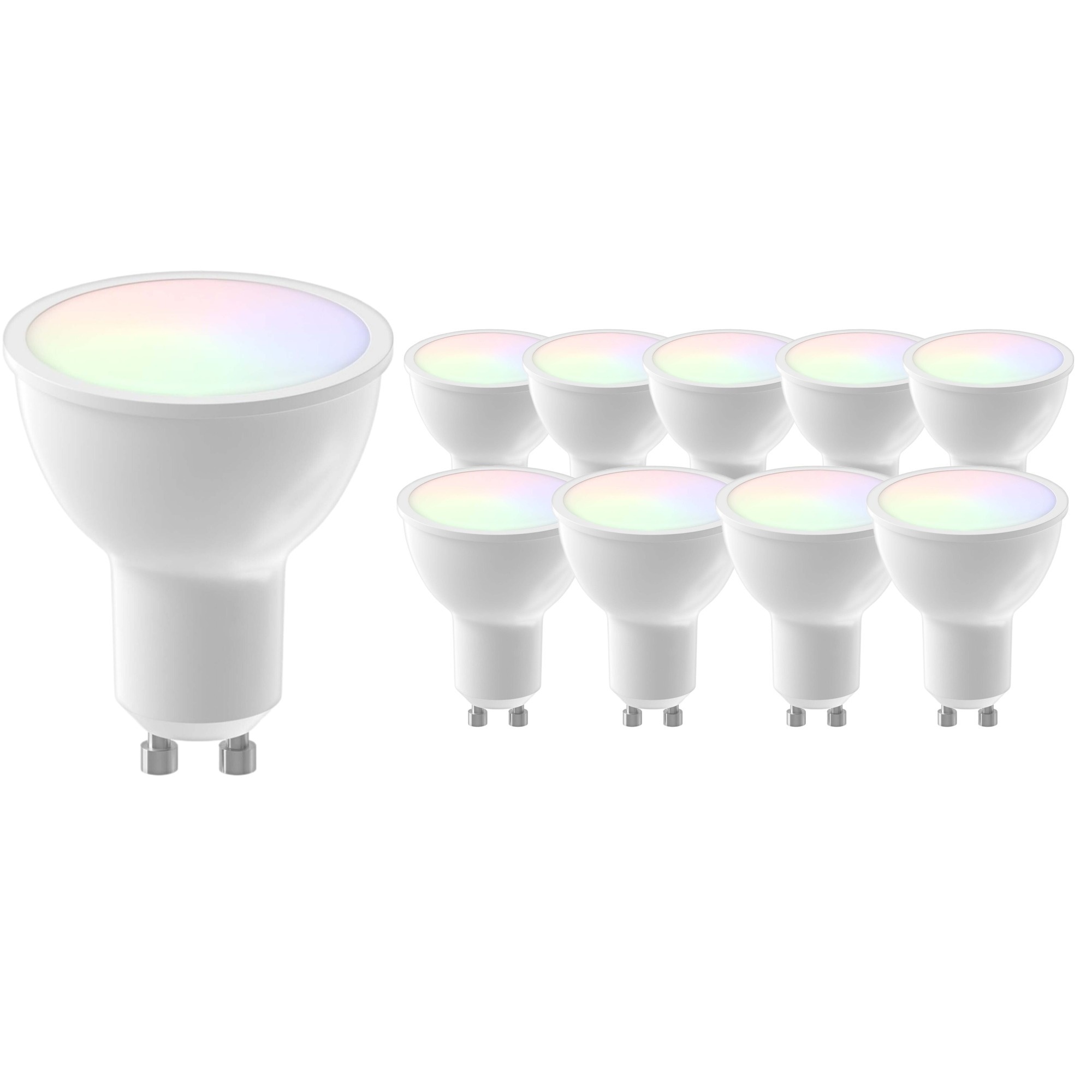 2x Calex Smart Ampoule LED - Dimmable - E27 - 9.4W - RGB + CCT
