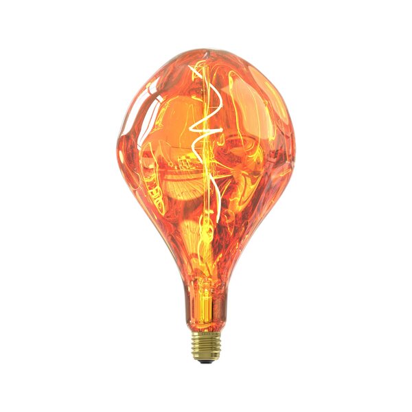 Calex Calex Organic Flamboyant Evo Deep Yellow Flex Filament - 220-240V - 150Lm - 6W - 1800K - E27 - Dimmbar