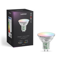 Ledvion Smart RGB+CCT GU10 LED Spot Dimmbar - Wifi - 5W