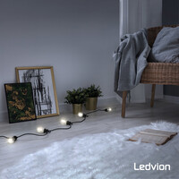 Ledvion 5x E27 LED Lampe Filament - 1W - 2100K - 50 Lumen - Clear