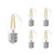 5x E27 LED Lampe Filament - 1W - 2100K - 50 Lumen - Clear