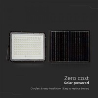 V-TAC Solar LED Fluter - 1800 lumen - 6400K - IP65 - 16000mah