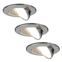 Ledvion Dimmbare LED Einbaustrahler - IP65 - 5W - CCT - ø75mm - 5 Jahre Garantie - 3 Pack