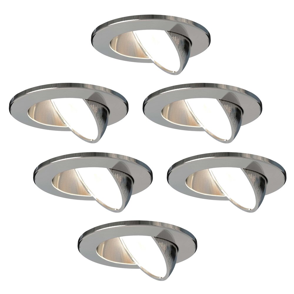 Ledvion Dimmbare LED Einbaustrahler Edelstahl - IP65 - 5W - CCT - 5 Jahre Garantie - Geeignet für das Badezimmer