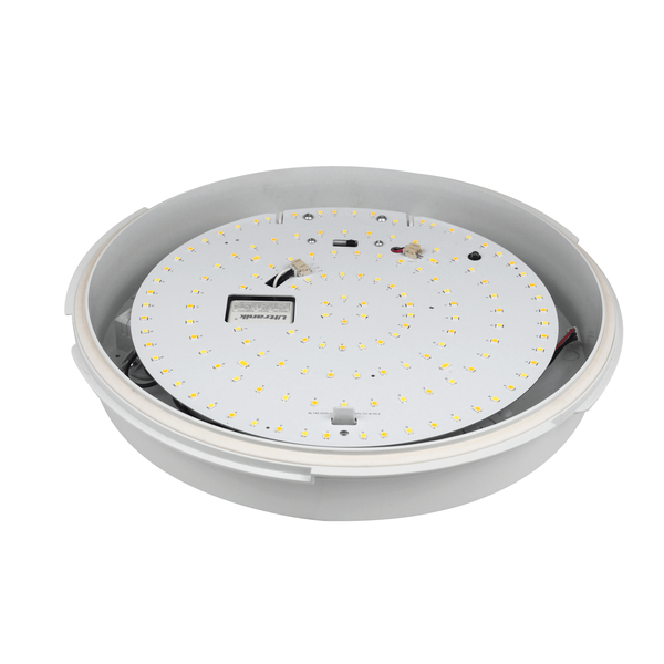 Beleuchtungonline LED Notdeckenleuchte mit Sensor - NESO - 13W - CCT - 1300 Lumen - IP54 - Weiß - Ø32 cm