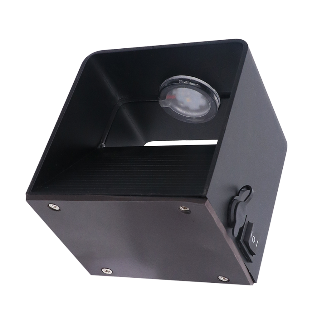 Beleuchtungonline LED Wandleuchte mit Bewegungssensor - Schwarz - 6W