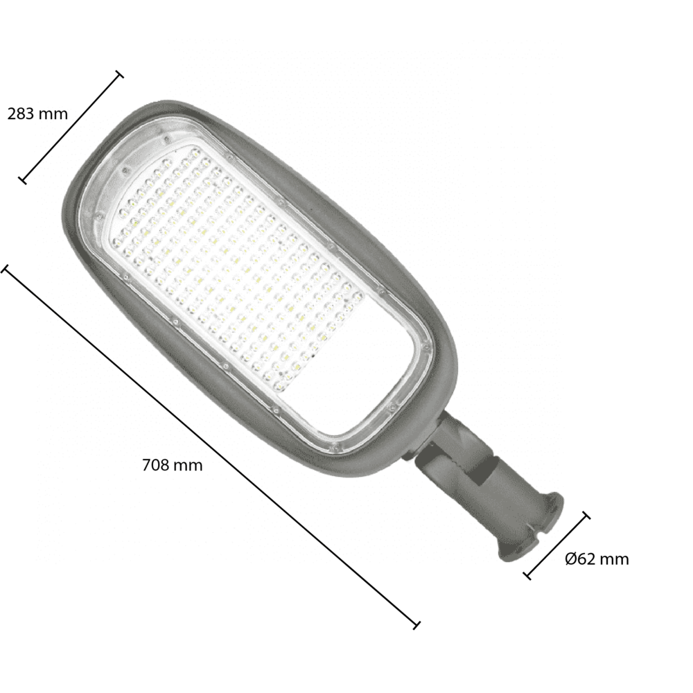 Beleuchtungonline LED Straßenlampe - 100W - 100 Lm/W - 5500K
