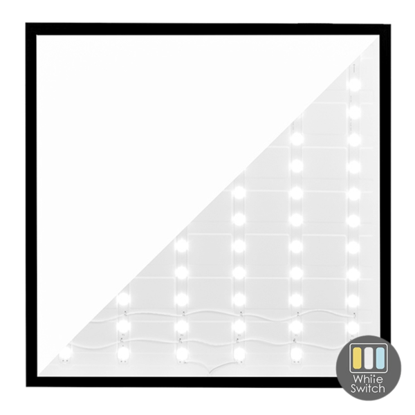 Beleuchtungonline LED Panel 60x60 - UGR <19 - 30W - 100 Lm/W - 3000K/4000K/5000K - White Switch - 5 Jahre Garantie