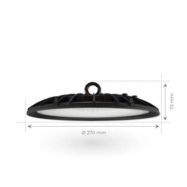 Ledvion LED Hallenstrahler 100W - Osram LED - 90° - 110Lm/W - 6000K - IP65 - 2 Jahre Garantie