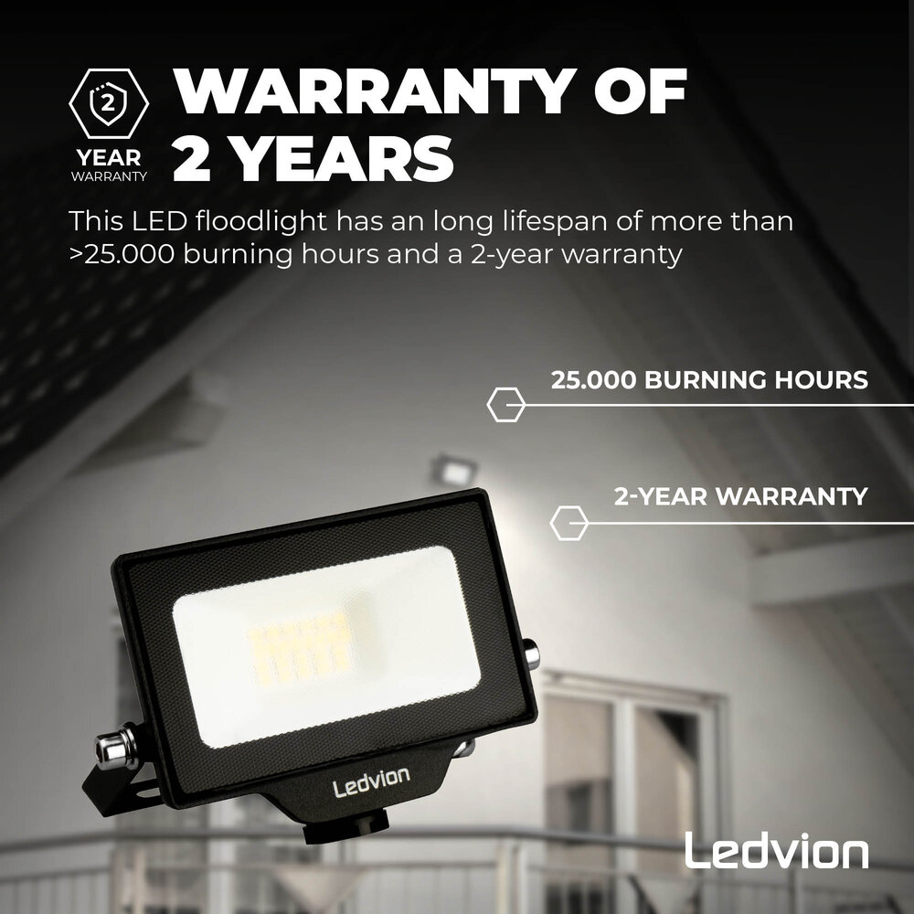 Ledvion Osram LED Fluter 10W - 1100 Lumen - 4000K