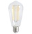 Calex Rustic LED Lampe Transparent - E27 - 3,5W - 250 Lumen - 2300K - Vintage Lampe