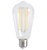 Calex Rustic LED Lampe Transparent - E27 - 4,5W - 470 Lumen - 2700K - Vintage Lampe