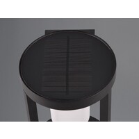 Trio Leuchten LED Wandleuchte Solar mit Bewegungsmelder - Carmo - 3000K - 2W - IP54 - Schwarz Matt