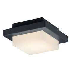 LED Deckenleuchte - Hondo - 3000K - 3,5W - IP54 - Anthrazit