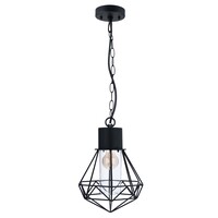 Ledvion LED Deckenleuchte - Schwarz - E27-Fassung - IP44