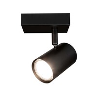Ledvion LED Deckenstrahler Schwarz - 3W - 4000K - Neigbar