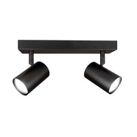 Ledvion LED Deckenstrahler Schwarz Duo - 5W - 6500K - Neigbar