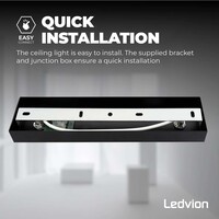 Ledvion LED Deckenstrahler Schwarz Duo - 4,9W - RGB+CCT - Neigbar