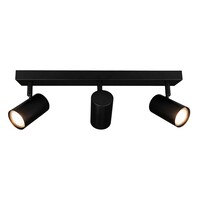 Ledvion LED Deckenstrahler Schwarz Trio - 3W - 2700K - Neigbar