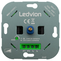 Ledvion LED Dimmer 0-150 Watt 220-240V - Phasenabschnitt - Universal
