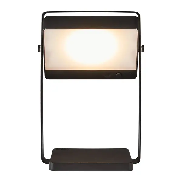 Nordlux LED Solar Tischlampe Saulio - 3W - 3000K - IP44 - 200 Lumen - Schwarz