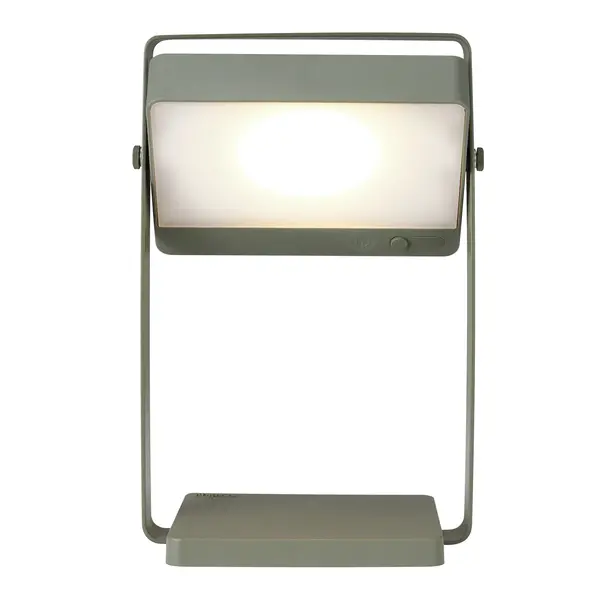 Nordlux LED Solar Tischlampe Saulio - 3W - 3000K - IP44 - 200 Lumen - Olivgrün