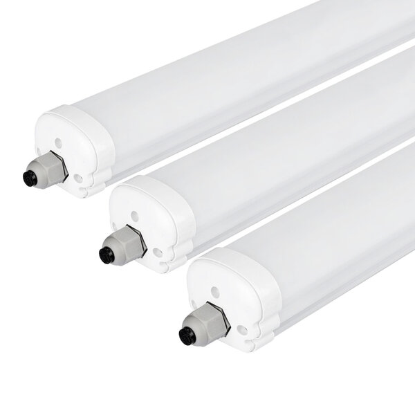 V-TAC 3-Pack IP65 LED Feuchtraumleuchte 120 cm - 36W - 4320 Lumen - 4000K - Verlinkbar