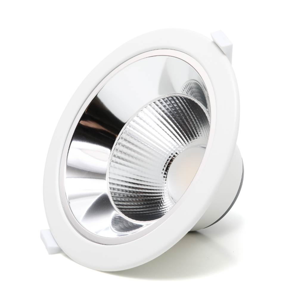 Beleuchtungonline LED Einbauleuchte mit Reflektor - 15W - Ø120 mm - CCT-Schalter - Weiß - 5 Jahre Garantie