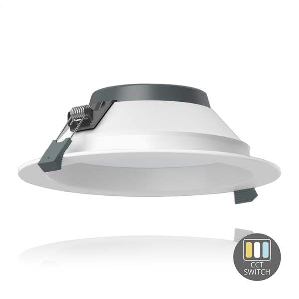 Beleuchtungonline LED Einbauleuchte - 15W - Ø170 mm - CCT-Schalter - Weiß - 5 Jahre Garantie